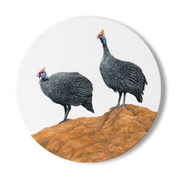 Guinea Fowl Wooden Coaster - GFL1