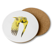 Golden Pipit Wooden Coaster - GPT