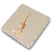 Giraffe Leather Coaster