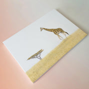 Giraffe and an Acacia Tree (GRF2) on Canvas