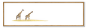 Giraffe Pair Panorama