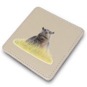 Hippo Leather Coaster