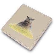 Hippo Leather Coaster