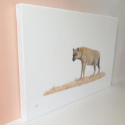 Spotted Hyena canvas wall art by Matthew Bell