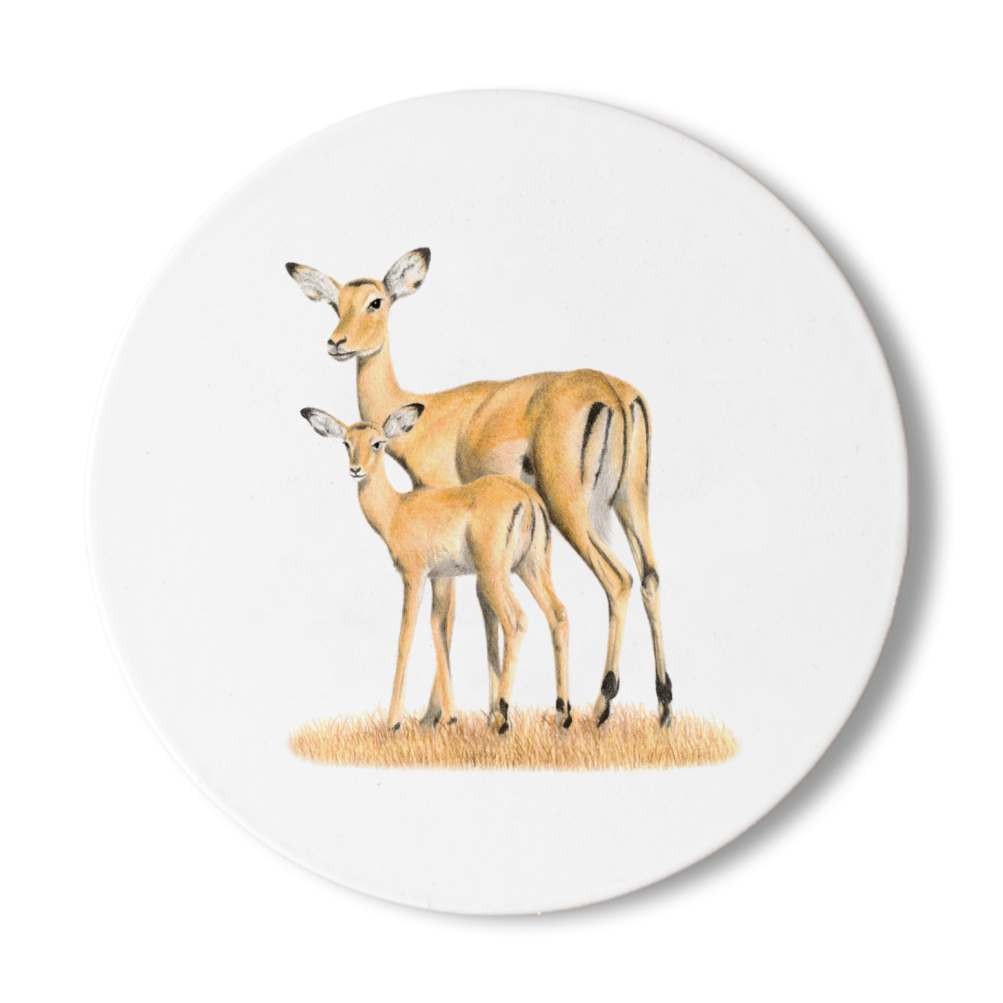 Impalas Wooden Coaster - IMP2