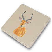 Impala Leather Coaster