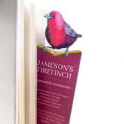 Jameson's Firefinch Wooden Bookmark