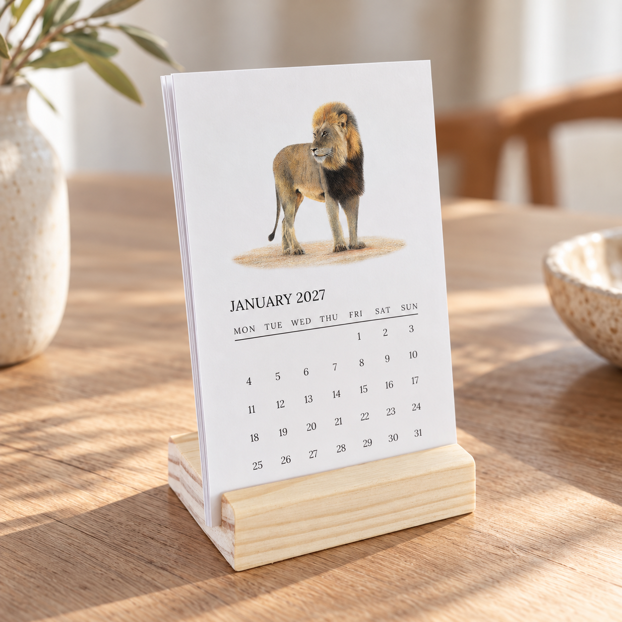 January2027LionDeskCalendar.png