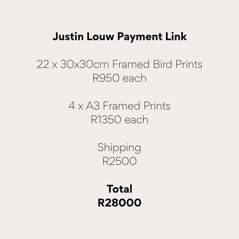 Justin Louw Payment Link