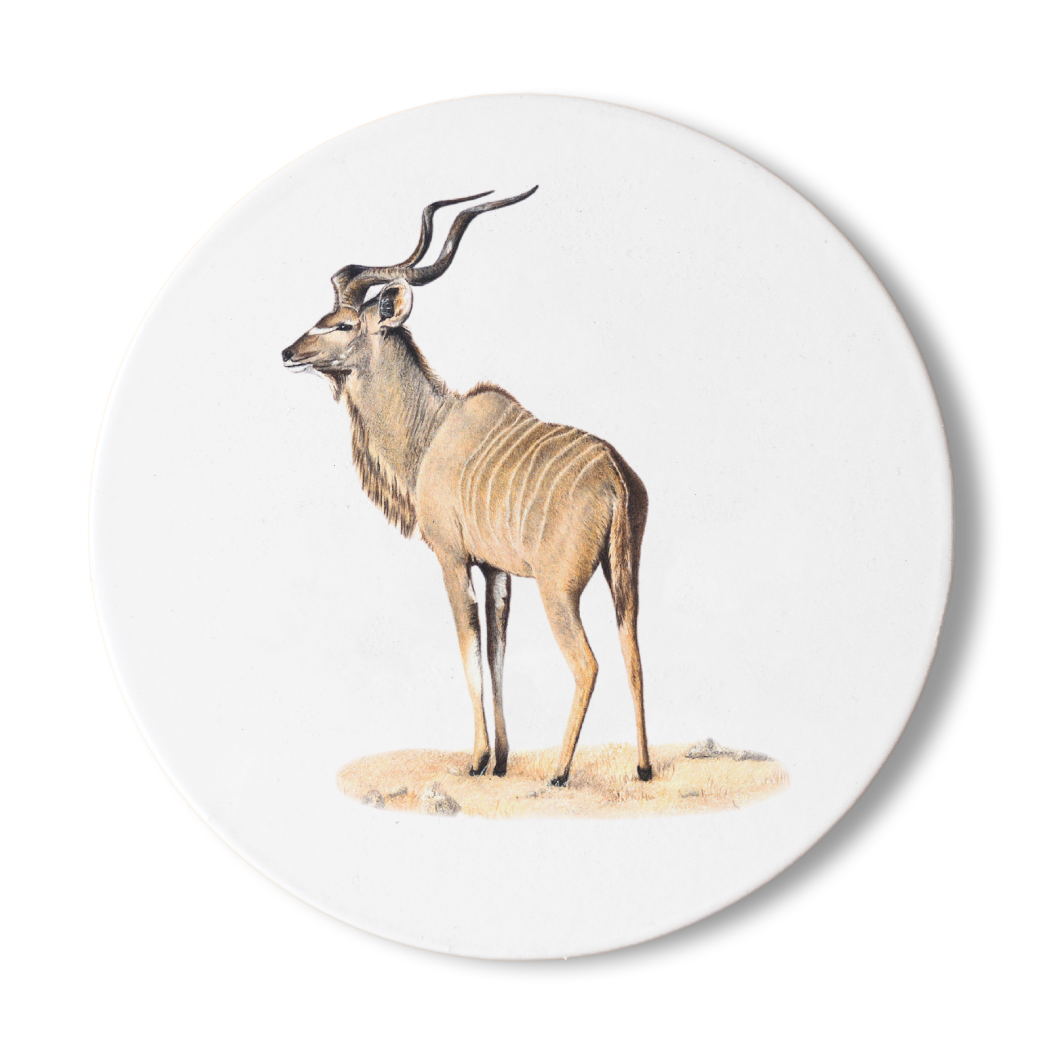 Kudu Wooden Coaster - KD2