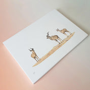 Kudu family in the bushveld canvas artwork