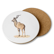 Kudu Wooden Coaster - KD2