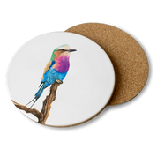 Lilac Breasted Roller Wooden Coaster - LBR1