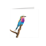 Lilac Breasted Roller Greeting Card - LBR1