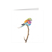 Lilac Breasted Roller Greeting Card - LBR3