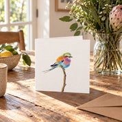 Lilac Breasted Roller Greeting Card - LBR3