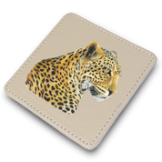 Leopard Leather Coaster