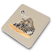Leopard Leather Coaster