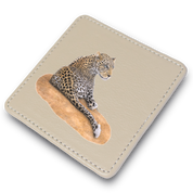 Leopard Leather Coaster