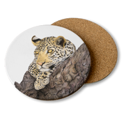 Leopard Wooden Coaster - LPD5