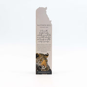 Leopard Wooden Bookmark