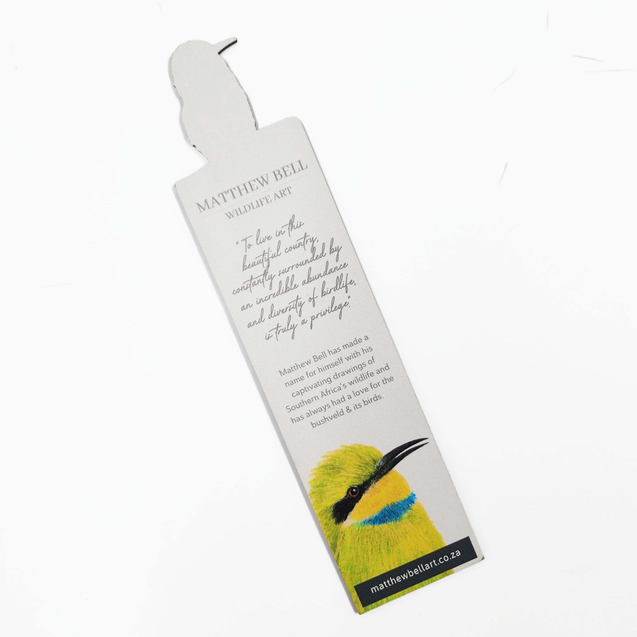 Little Bee Eater perfect gift wooden bird bookmark