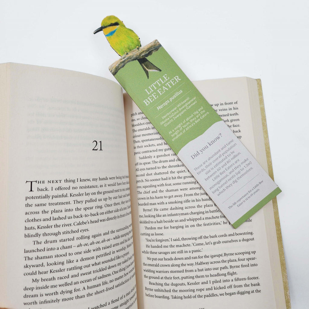 Little Bee Eater perfect gift wooden bird bookmark