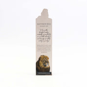 Lion Wooden Bookmark