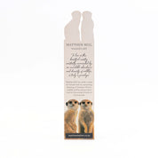 Meerkats Wooden Bookmark