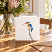 Malachite Kingfisher Greeting Card - MKF3
