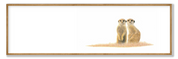 Meerkat Pair Panorama