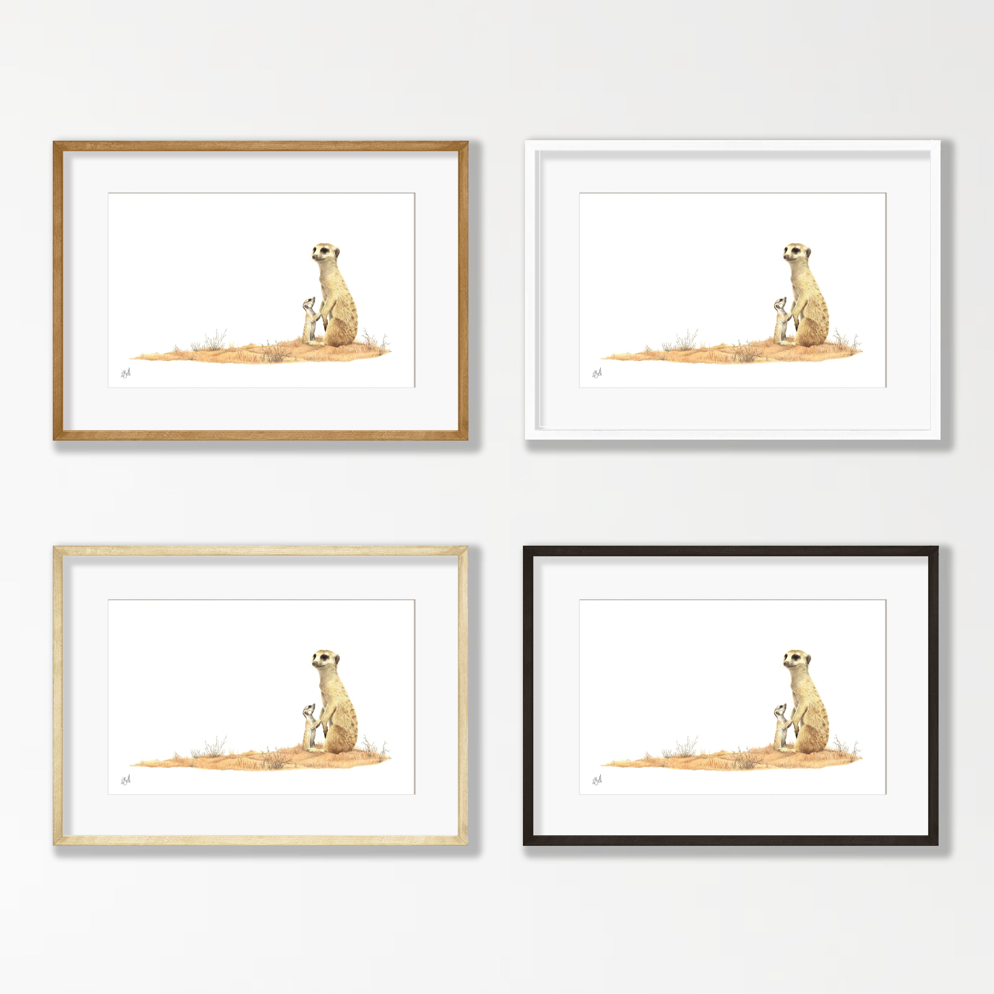 Meerkat Mother and Baby - MRK3