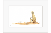Meerkat Mother and Baby - MRK3