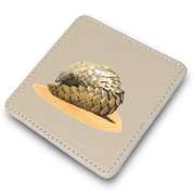 Pangolin Leather Coaster