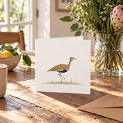 Red Crested Korhaan Greeting Card - RCK