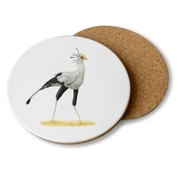 Secretarybird Wooden Coaster - SB