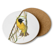 Southern Masked Weaver Wooden Coaster - SMW