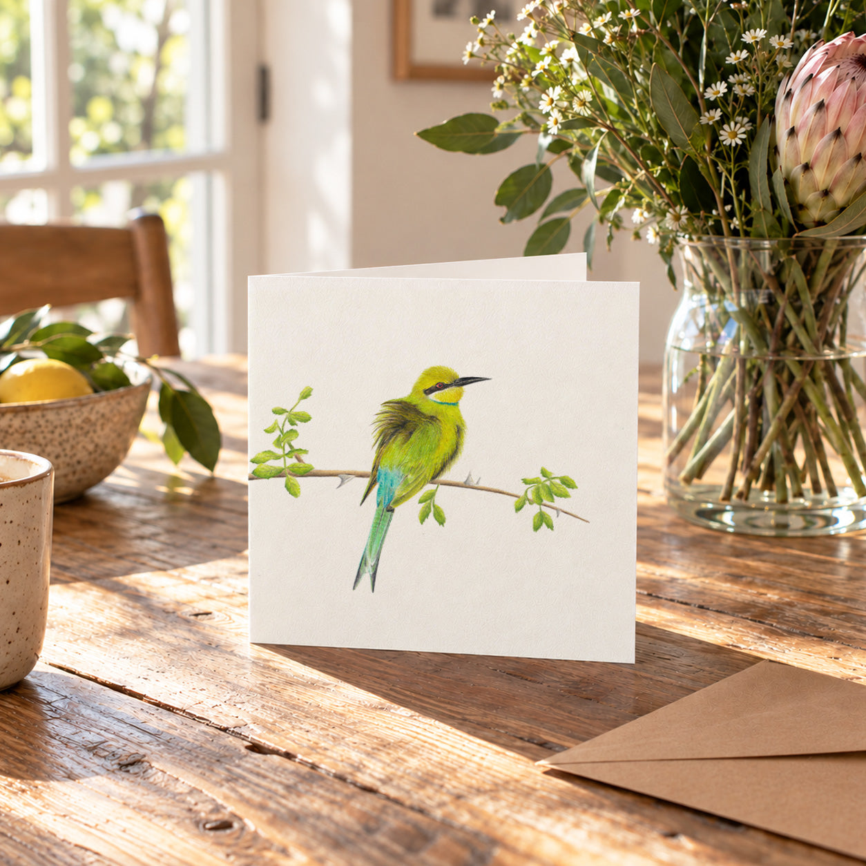 Swallow Tailed Bee Eater Greeting Card - STBE1