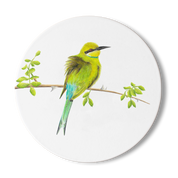 Swallow Tailed Bee Eater Wooden Coaster - STBE1
