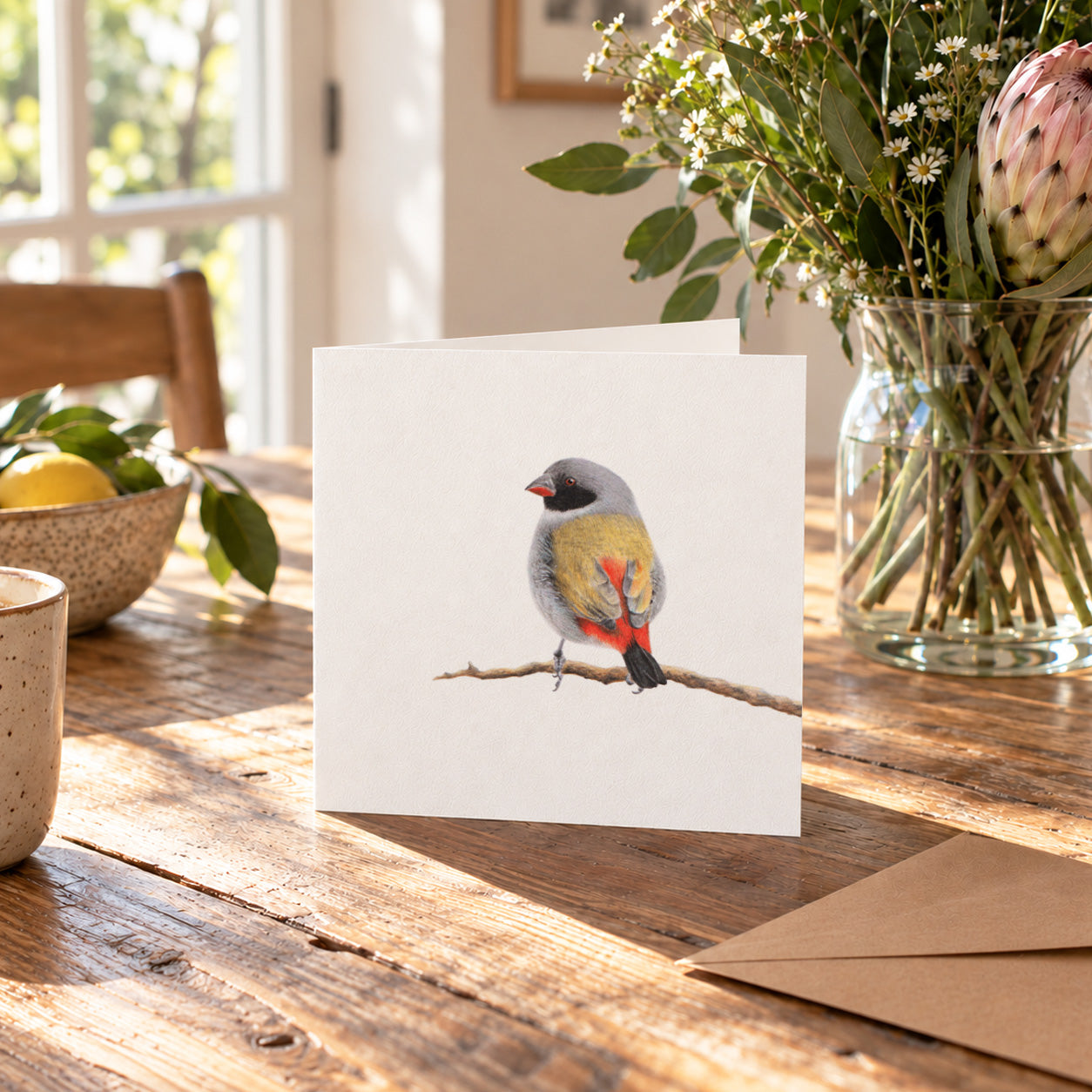 Swee Waxbill Greeting Card - SWX