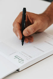 Writing in the Birds of South Africa Daily planner by South African wildlife artist Matthew Bell