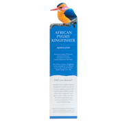 African Pygmy Kingfisher Wooden Bookmark