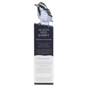 Acacia Pied Barbet Wooden Bookmark