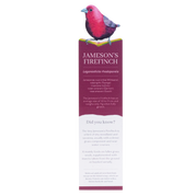 Jameson's Firefinch Wooden Bookmark
