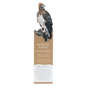 Martial Eagle Wooden Bookmark