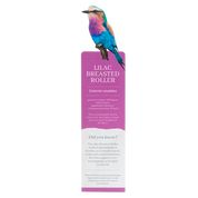 Lilac Breasted Roller Wooden Bookmark