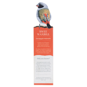 Swee Waxbill Wooden Bookmark