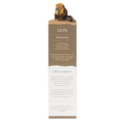 Lion Wooden Bookmark