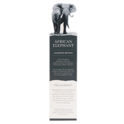 African Elephant Wooden Bookmark
