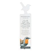 Cape Robin Chat Wooden Bookmark